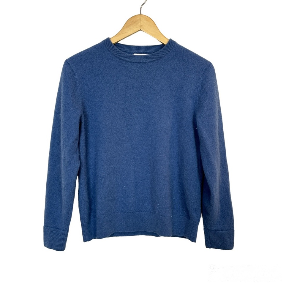 Everlane Cashmere Blue‎ Pullover Sweater Long Sleeve Women’s Sz Large